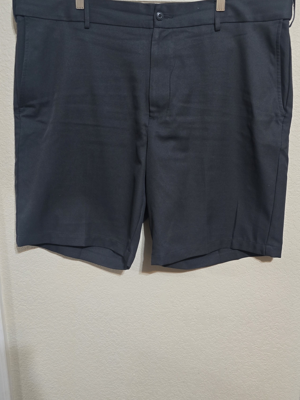 PGA Tour Charcoal Flat-Front Performance Shorts